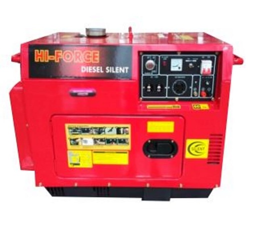 [E0335] Planta Electrica 4.6Kva Diesel Motor Hi Energy 10Hp Arranque Electrico Dgg6500Ld