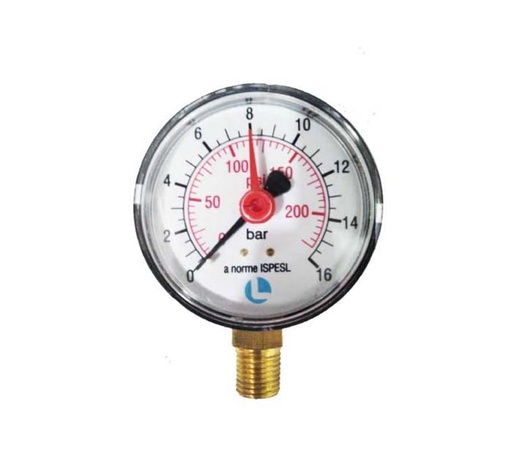 [012m200c] Manometro Seco 0-200 Luise 012M200C