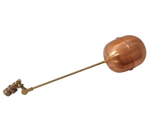 [HKVF050NA] Valvula Flotadora Rosca Hembra Completa 2" Bronce Bola Cobre Helbert HKVF050NA