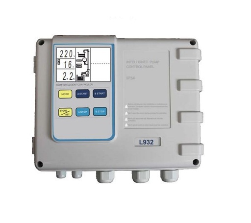 [33817] Controlador Inteligente Dos Bombas 10 Hp 3F 220V 32Amp  L932 Plus Hydrosmart