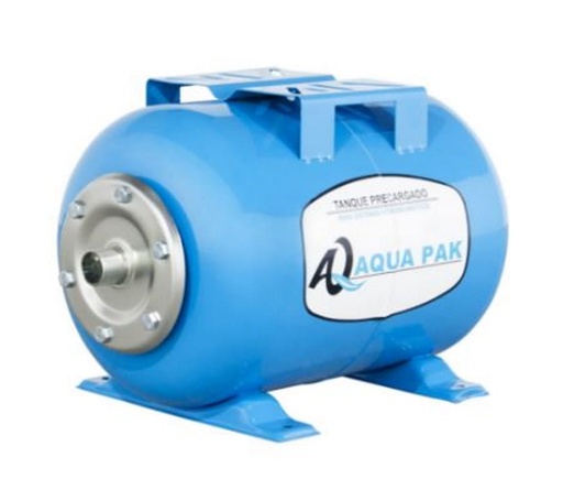 [AQ50LH] Tanque Membrana 50Lts  Aqua Pak Precargado Horizontal 86Psi AQ50LH