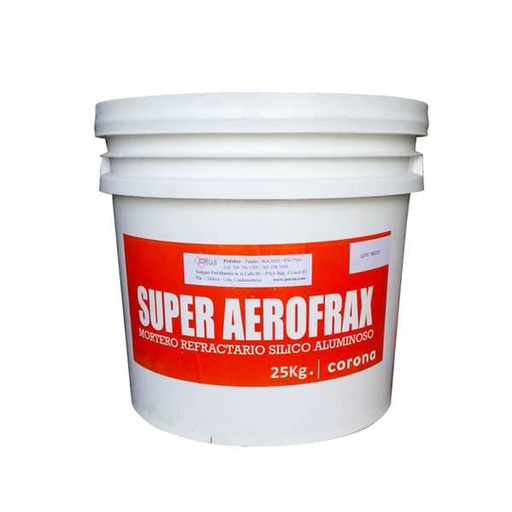 [6002737] Mortero Humedo Super Aerofrax 25Kl  6002737