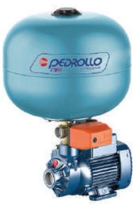 [3-1-1] Equipo de Presión 1 Bomba Pkm60 0.5Hp 110V 1F 20-40Psi 1 TM 24Lts Esférico Pedrollo Hydrofresh