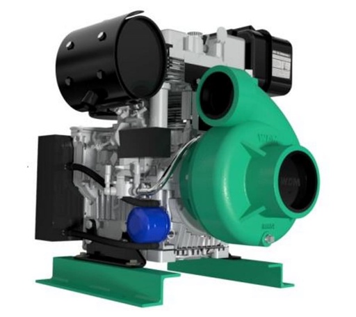 [1E0689] Motobomba Centrifuga 22Hp Diesel 4X3" Barnes Qd 3 220 Hf-E