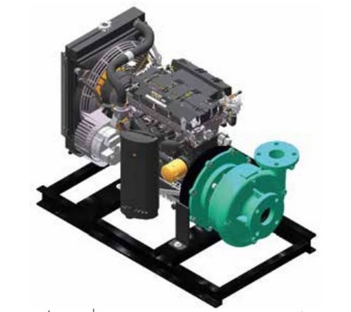 [1B0736] Motobomba Centrifuga 33Hp Diesel 3X2.5" Barnes Gd 2.5C 330-Ld