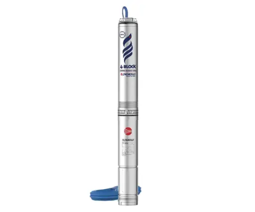 [1-10-260] Motobomba Lapicero 0.5Hp 220V 1F 1.25" Pedrollo 4Blockm2/4