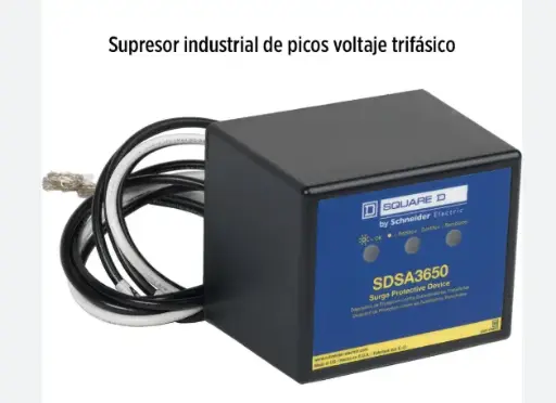 [155440902] Supresor De Picos de Voltaje - Trifasico - hasta 650V, A Tierra - Franklin E. 155440902