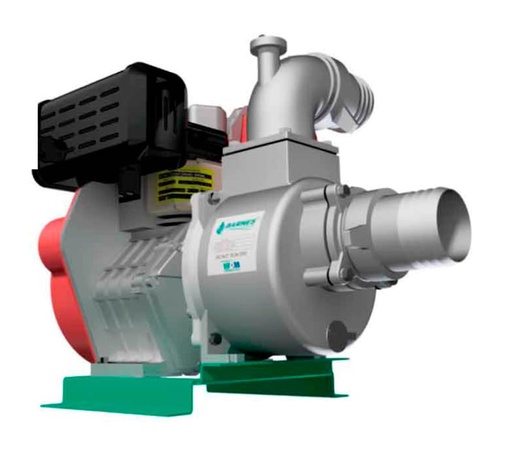 [1D0269] Motobomba Autocebante 10Hp Diesel 4X4" Barnes Aad 4 100 Hf-E  1D0269