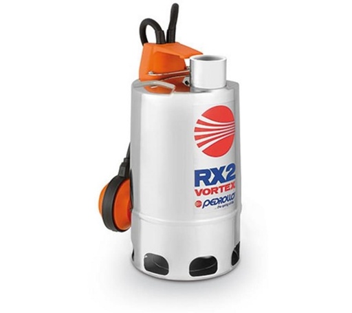 [1-9-79] Motobomba Sumergible 0.75Hp 220V 1F 1.25" Pedrollo Rxm3-20-Vortex-Inox